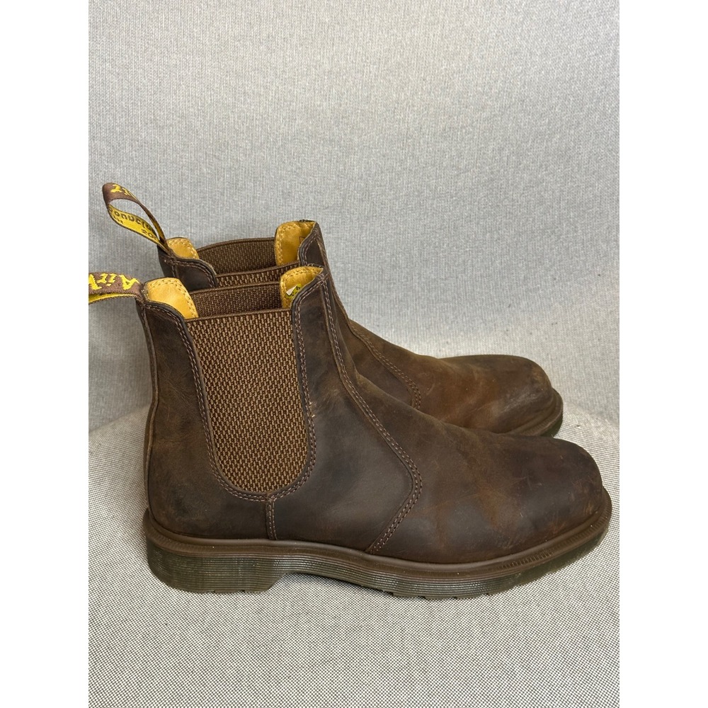 Dr. Martens Crazy Horse Brown 2976 Chelsea Leather Boots Unisex